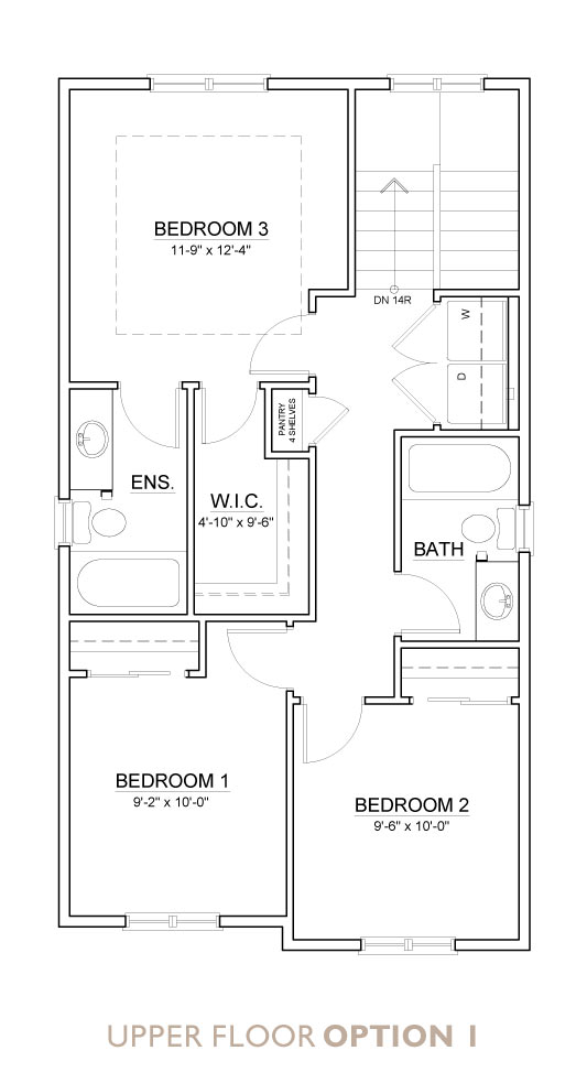 The Willow Duplex Floor Plan Chestermere by Truman