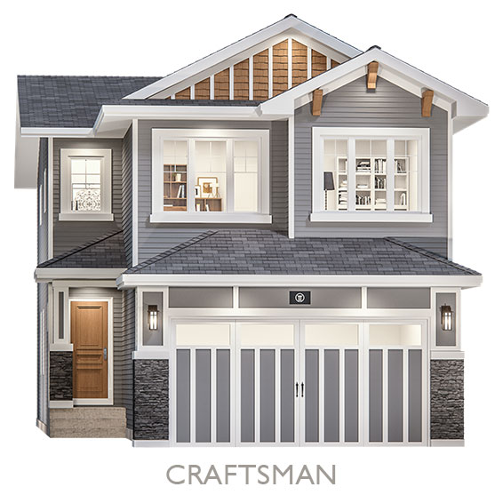 Single Family Estate Homes - By Truman - Craftsman Elevation