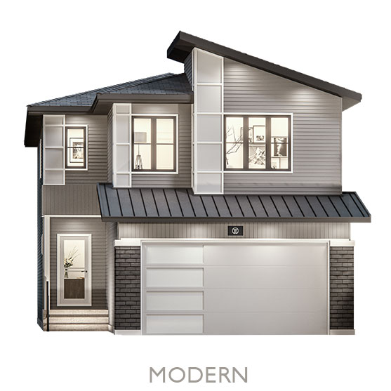 Single Family Estate Homes - By Truman - Modern Elevation