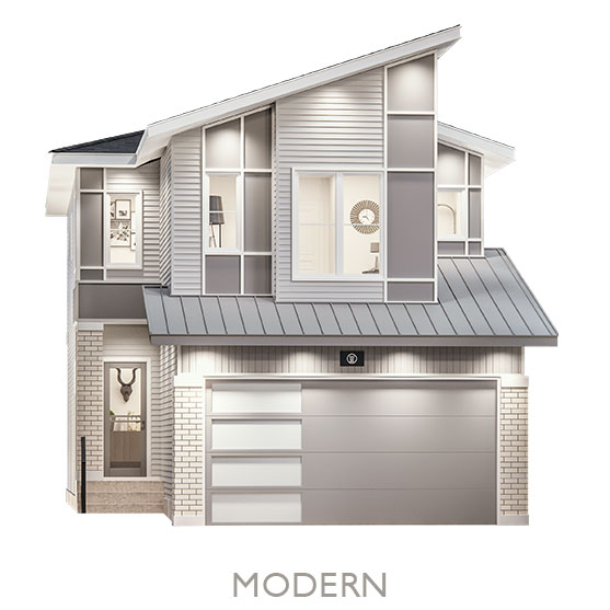 Single Family Estate Homes - By Truman - Modern Elevation