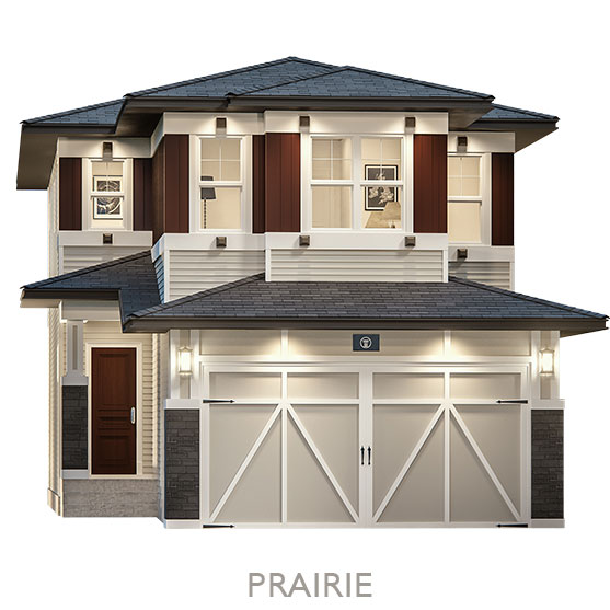 Single Family Estate Homes - By Truman - Prairie Elevation