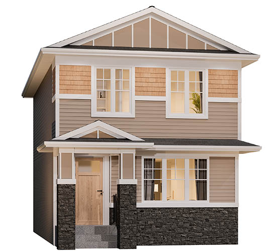 Single Family Homes in Chelsea - By Truman - Prairie Elevation