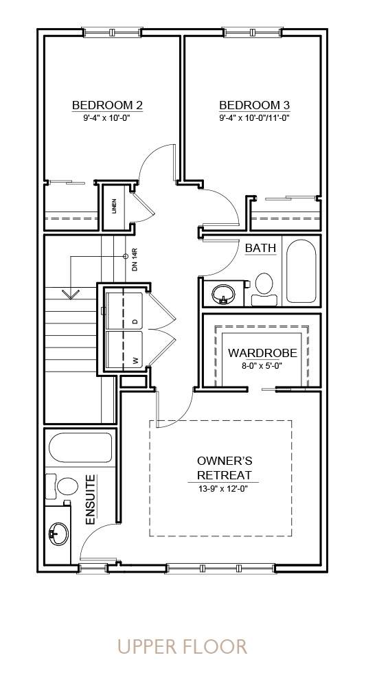 Truman - Fern Floor Plan - Upper Floor