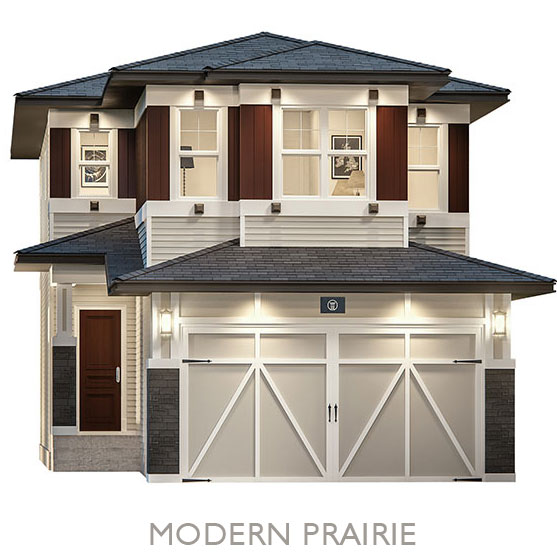 Single Family Estate Homes - By Truman - Modern Prairie Elevation