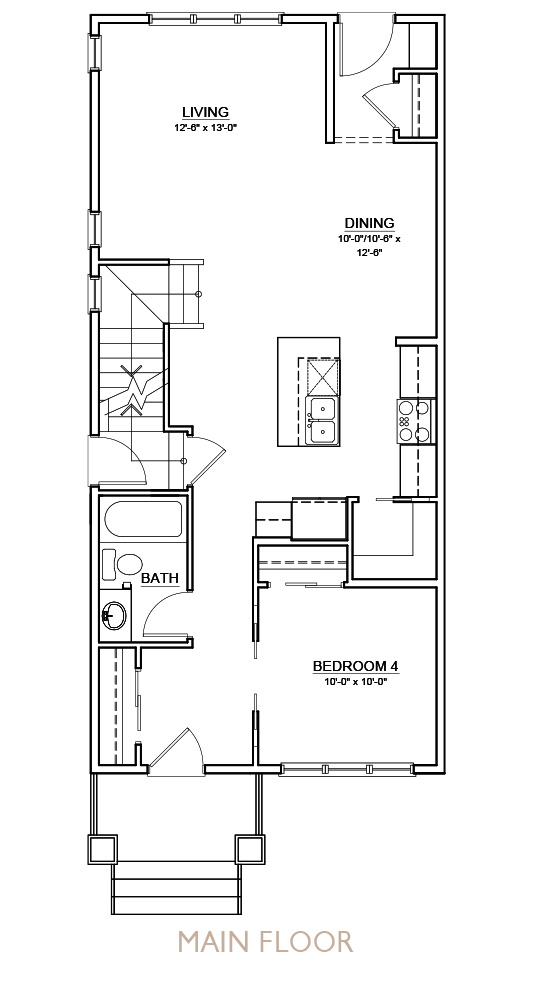 Truman - Bluestem II Floor Plan - Main Floor