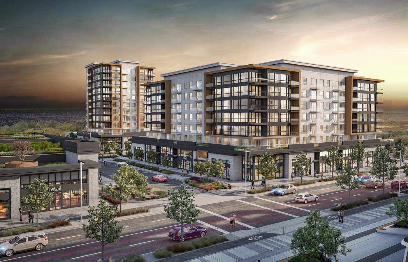 Oak & Olive - Condos - Exteriors - West District