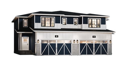 Truman Front Drive Garage - Duplex 3