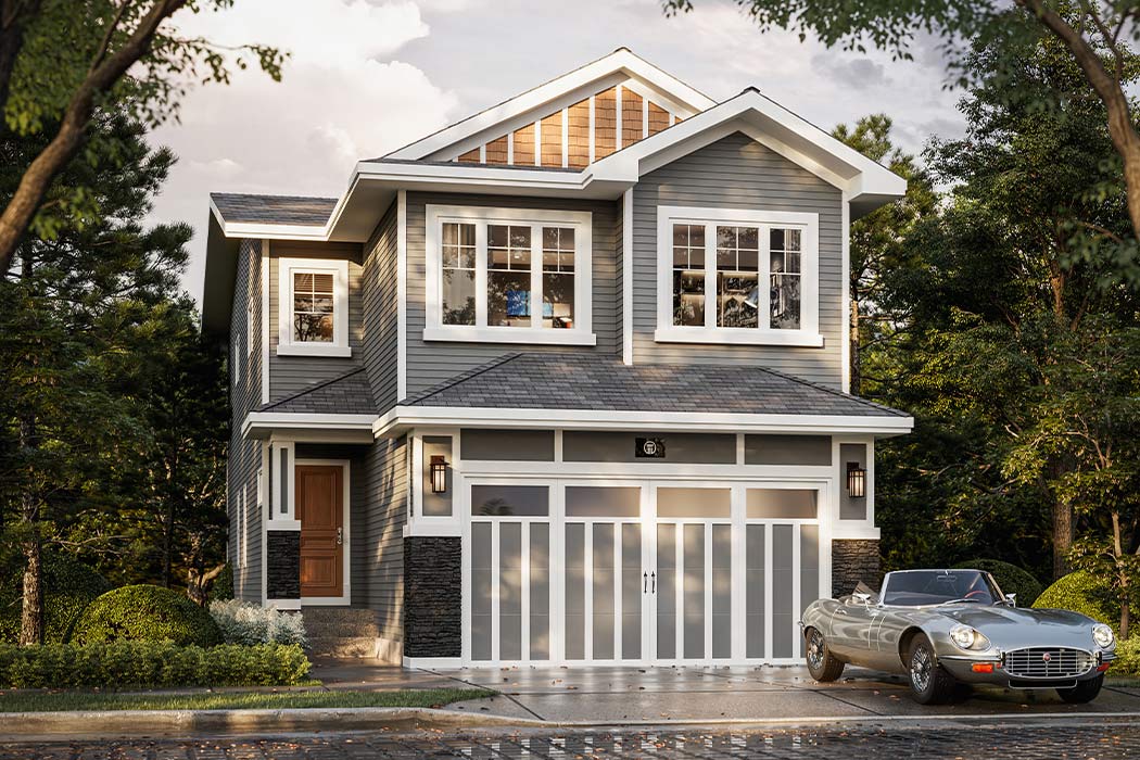 The Foundry Floor Plan - Modern Elevation