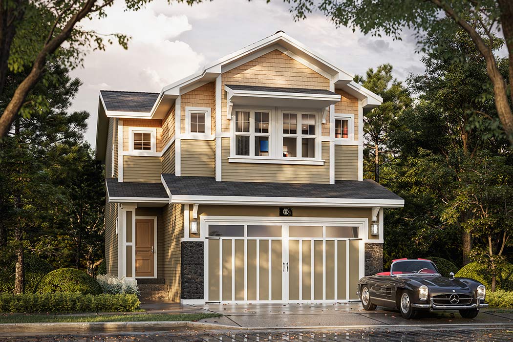 The Opal Floor Plan - West Coast Elevation