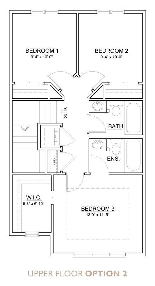 Truman - Chelsea - Aspen Floor Plan Upper 2