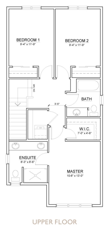 Truman - Chelsea - Bluestem Floor Plan Upper