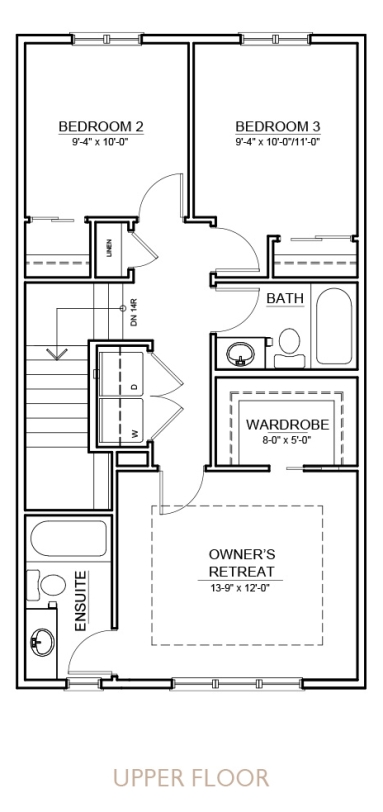 Truman - Fern Floor Plan - Upper Floor